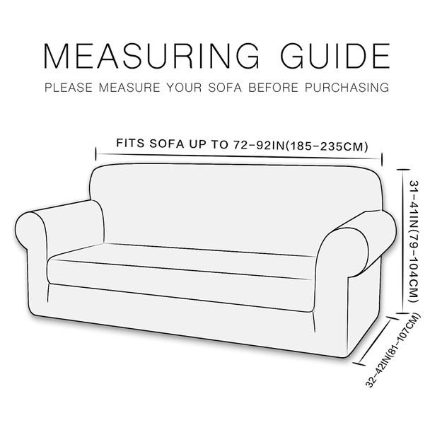 Grey Ultra Soft Rhombus Jacquard Polyester Spandex Fabric Box Cushion Sofa Slipcover Grey Ultra Soft Rhombus Jacquard Polyester Spandex Fabric Box Cushion Sofa Slipcover