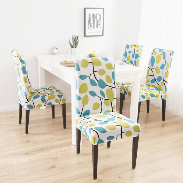 Season Flower Elegant Polyester and Spandex Stretch Washable Dining Chair Slipcover Chair Cover