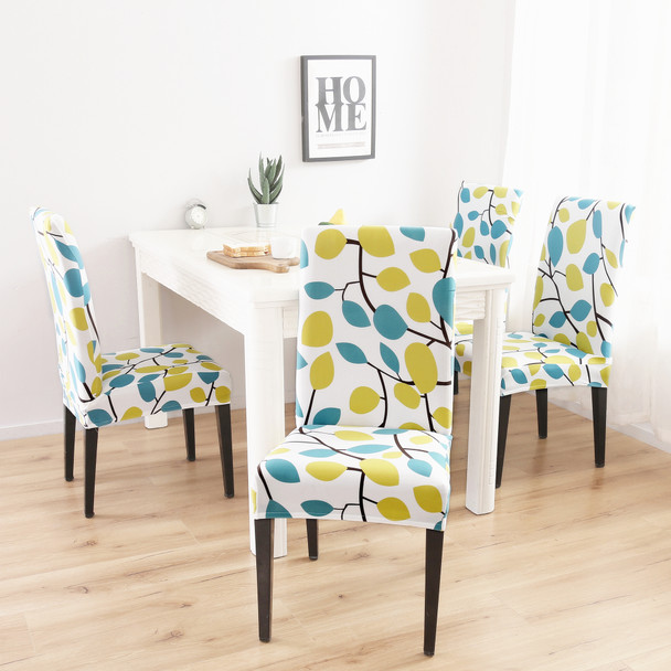 Season Flower Elegant Polyester and Spandex Stretch Washable Dining Chair Slipcover Chair Cover