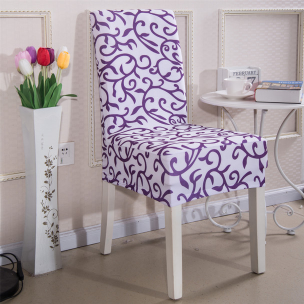 Morning Glory Elegant Polyester and Spandex Stretch Washable Dining Chair Slipcover Chair Cover Morning Glory Elegant Polyester and Spandex Stretch Washable Dining Chair Slipcover Chair Cover