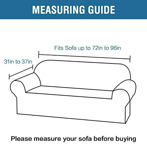 Ultra Soft Thick Stretch Velvet Fabric Sofa Slipcover for 3 Cushion Couch Covers (Grey) Ultra Soft Thick Stretch Velvet Fabric Sofa Slipcover for 3 Cushion Couch Covers (Grey)