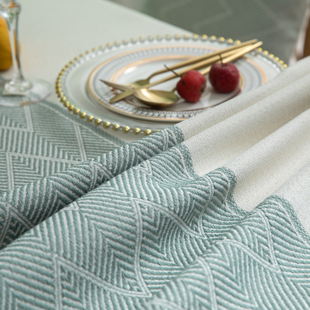 High Quality Rectangle Cotton and Linen Tablecloth with Tassels (White) High Quality Rectangle Cotton and Linen Tablecloth with Tassels (White)