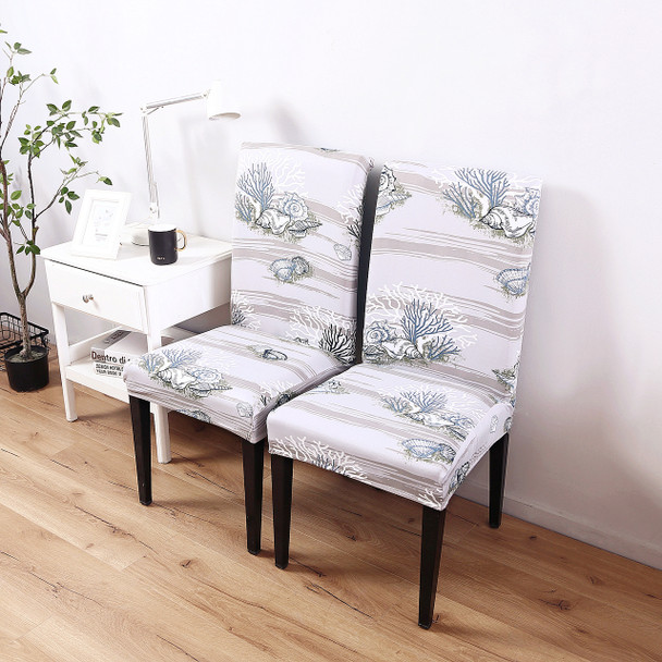 Coral Pattern Elegant Polyester and Spandex Stretch Washable Dining Chair Slipcover Chair Cover Coral Pattern Elegant Polyester and Spandex Stretch Washable Dining Chair Slipcover Chair Cover