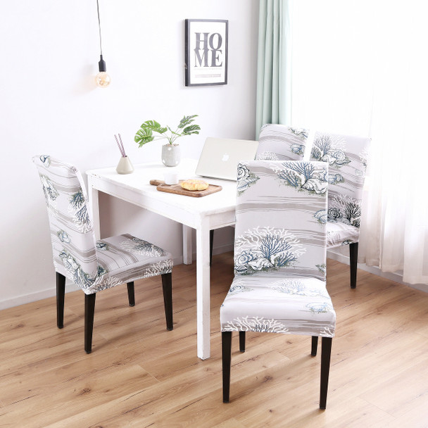 Coral Pattern Elegant Polyester and Spandex Stretch Washable Dining Chair Slipcover Chair Cover Coral Pattern Elegant Polyester and Spandex Stretch Washable Dining Chair Slipcover Chair Cover