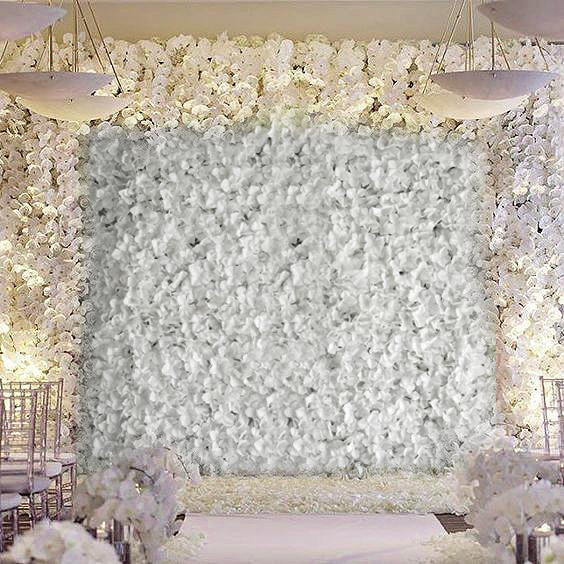 12 Pack 33 Sq ft. UV Protected 3D Silk Hydrangea Flower Wall Mat Panel(White) 12 Pack 33 Sq ft. UV Protected 3D Silk Hydrangea Flower Wall Mat Panel(White)