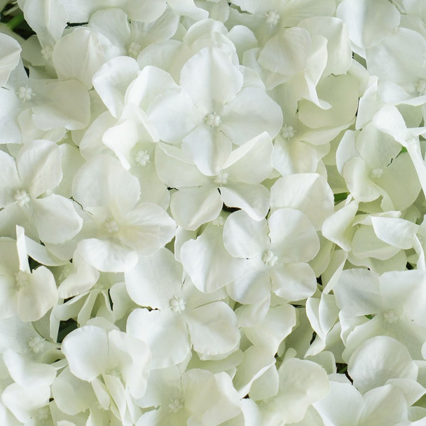 12 Pack 33 Sq ft. UV Protected 3D Silk Hydrangea Flower Wall Mat Panel(Cream) 12 Pack 33 Sq ft. UV Protected 3D Silk Hydrangea Flower Wall Mat Panel(Cream)