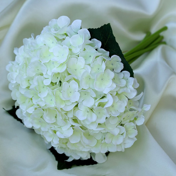 Cream Artificial Hydrangea Flower Bouquets Set of 3 Cream Artificial Hydrangea Flower Bouquets Set of 3