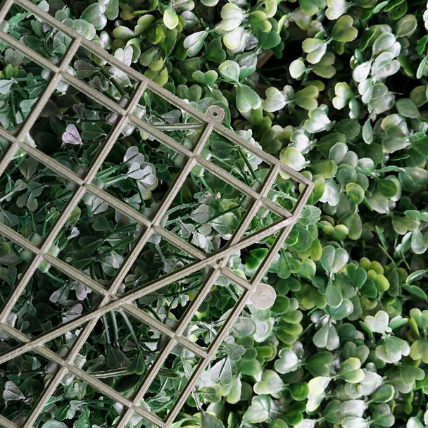 12 Panels 33 Sq ft. Artificial Boxwood Hedge Faux Foliage Greenery Backdrop Grass Wall for Wedding Home Garden Party