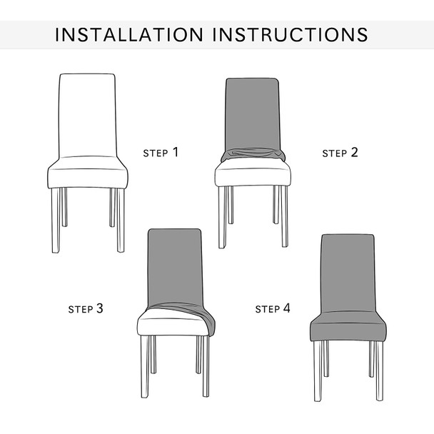Ivory White Ultra Soft Stretch Fabric Dining Chair Slipcovers Removable Anti-Dirty Fitted Furniture Protector Set of 4 Ivory White Ultra Soft Stretch Fabric Dining Chair Slipcovers Removable Anti-Dirty Fitted Furniture Protector Set of 4