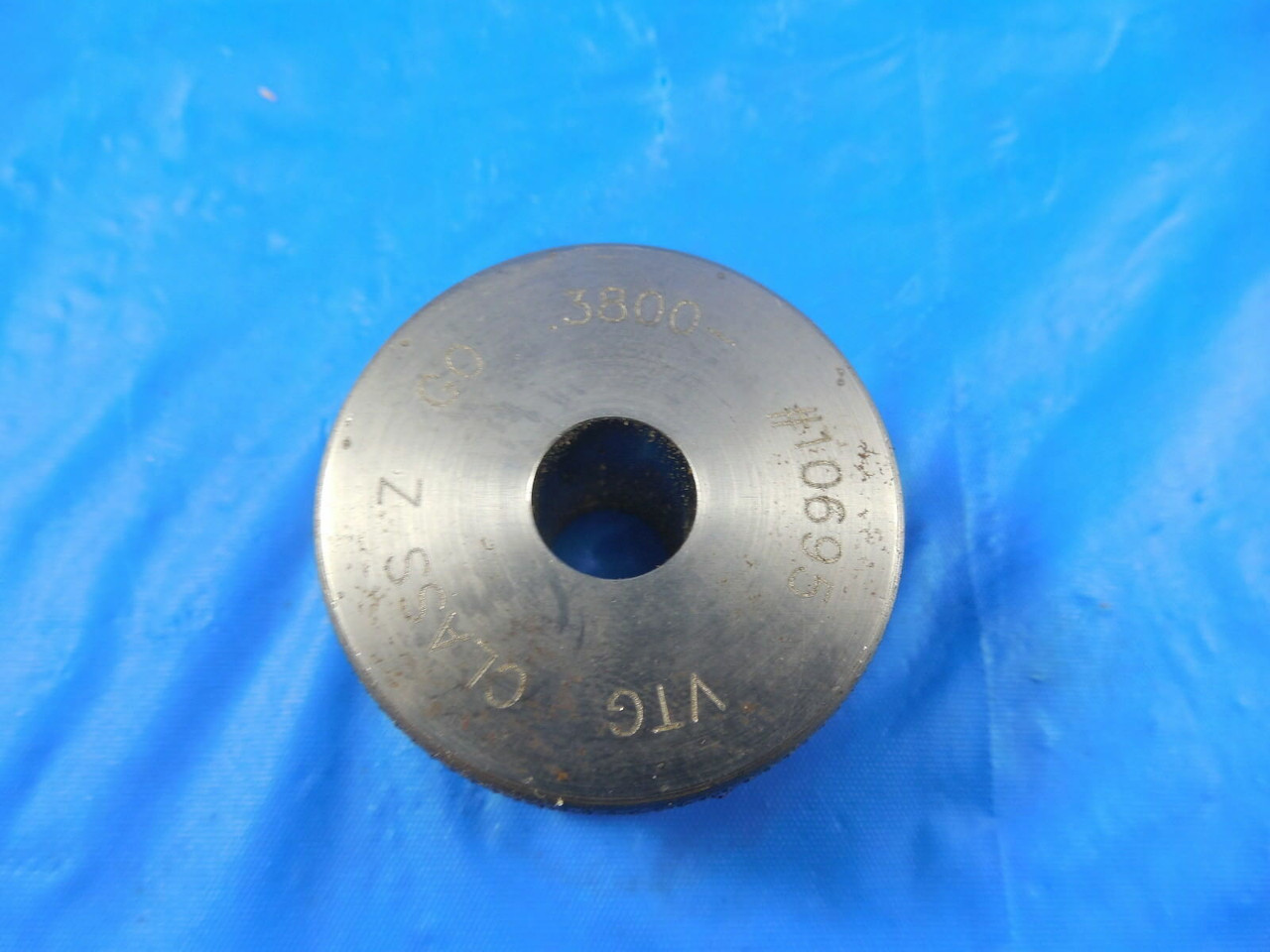.3800 SMOOTH PLAIN BORE RING GAGE .375 + .005 OVERSIZE 3/8 CLASS Z