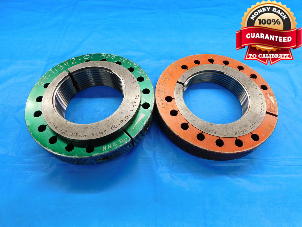 3 1/8 8 STUB ACME Thread Ring Gage | DW18941BX2 | M & J Tooling LLC