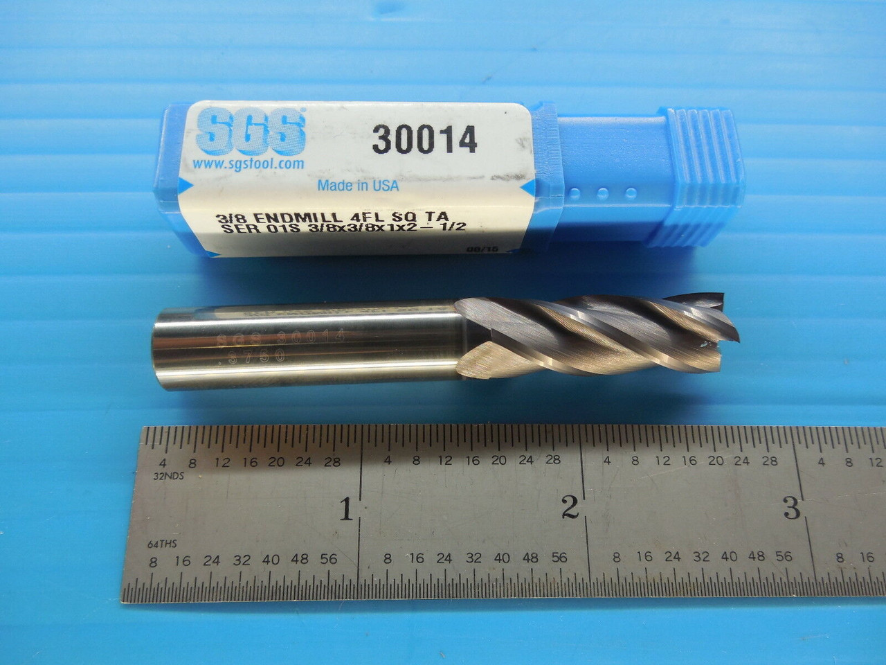 1//2/" 4-FLUTE SOLID CARBIDE BALL NOSE END MILL USA MADE NEW