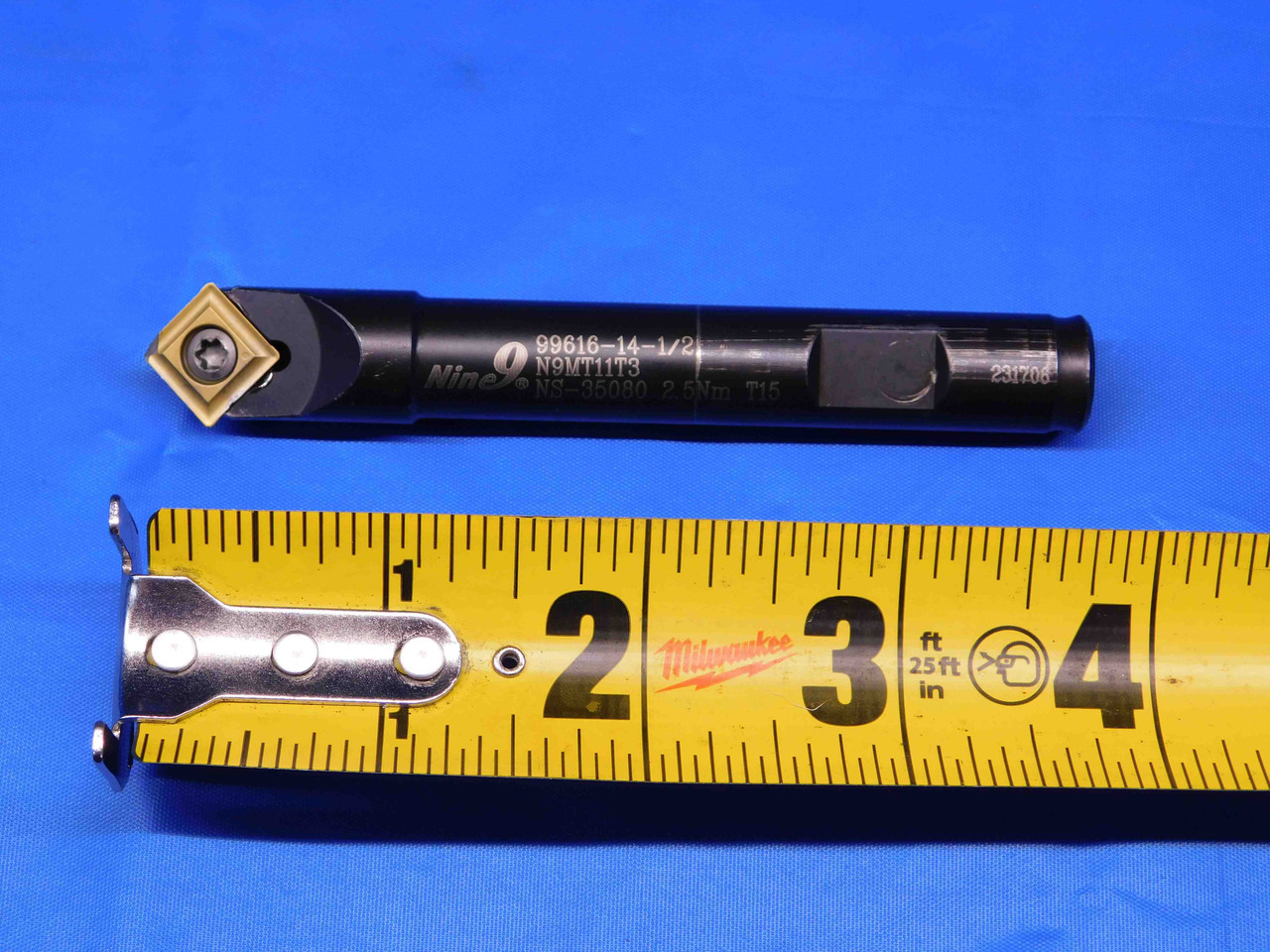 NINE9 14mm O.D. INDEXABLE 90 DEGREE SPOT DRILL 99616-14-1/2 1/2