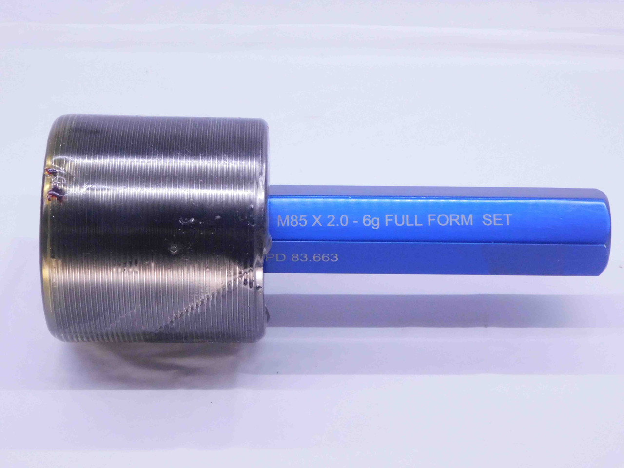 M85 X 2 6g METRIC FULL FORM SET THREAD PLUG GAGE 85 2.0 GO ONLY P.D ...