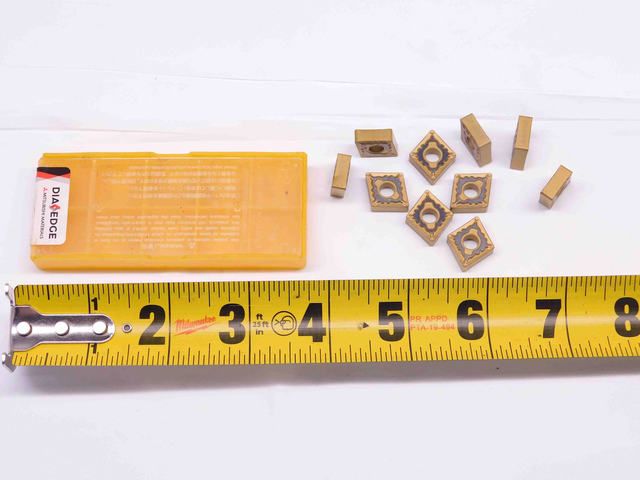 10pcs DIA EDGE CNMG120408-MP MC6125 TiN & Al2O3 & TiCN CARBIDE