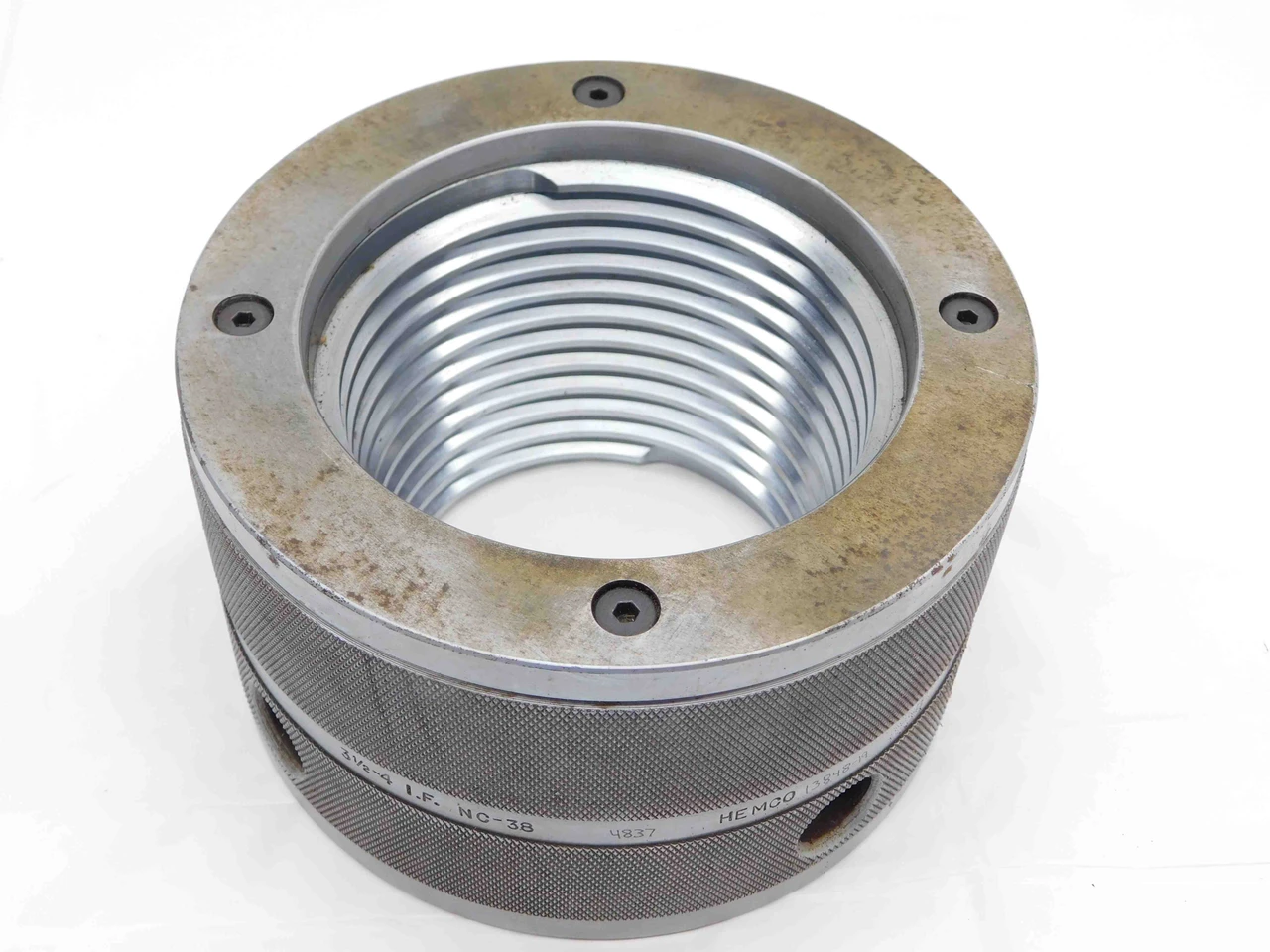 3 1/2 4 IF API 7-2 PIPE THREAD RING GAGE 3.5 INTERNAL FLUSH NC38 NC 38 ...