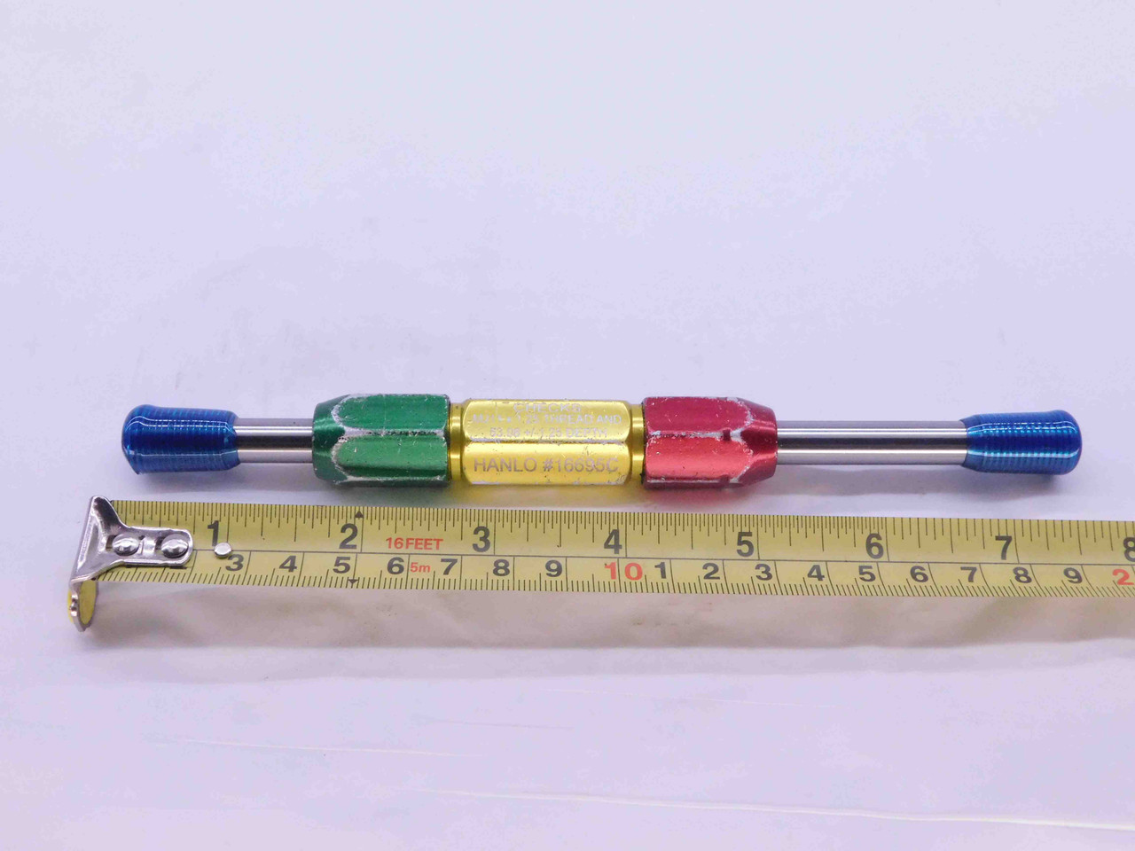 Thread 4h5h MJ11 X 1.25 4H5H METRIC THREAD PLUG GAGE 11 METRIC GO AND NO GO CHECK ...