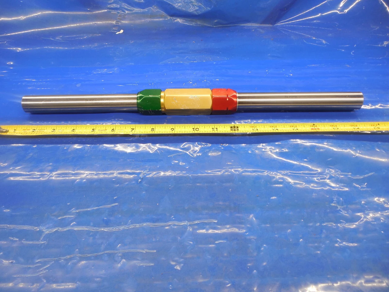 24.523 & 24.700 EXTRA LONG PIN PLUG GAGE GO NO GO 24.500 +.023 25 mm ...