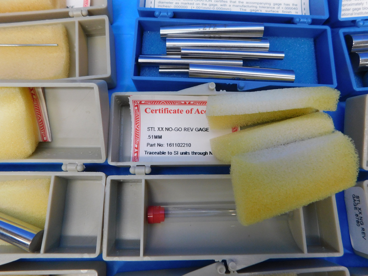 LOT VERMONT DELTRONIC PIN PLUG GAGES FOR CALIBRATION LAB INSPECTION