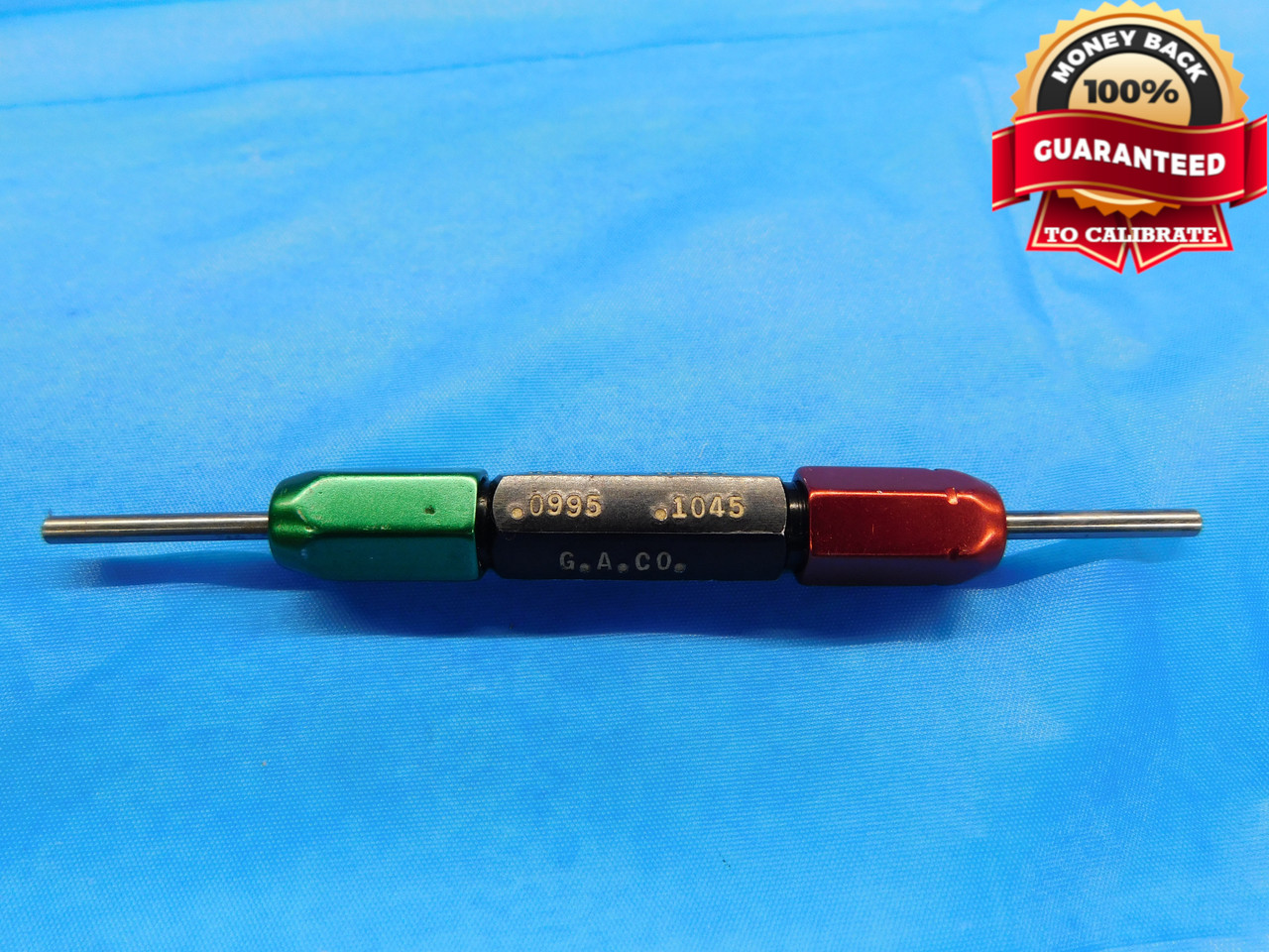 .0995 & .1045 CL Z PIN PLUG GAGE GO NO GO .0938 +.0057 OVERSIZE 3/32 2. ...