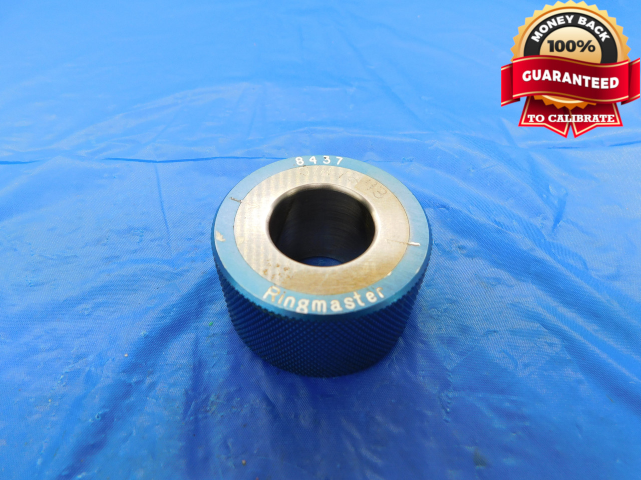 .8437 MASTER PLAIN BORE RING GAGE .8438 .0001 27/32 21.430 mm