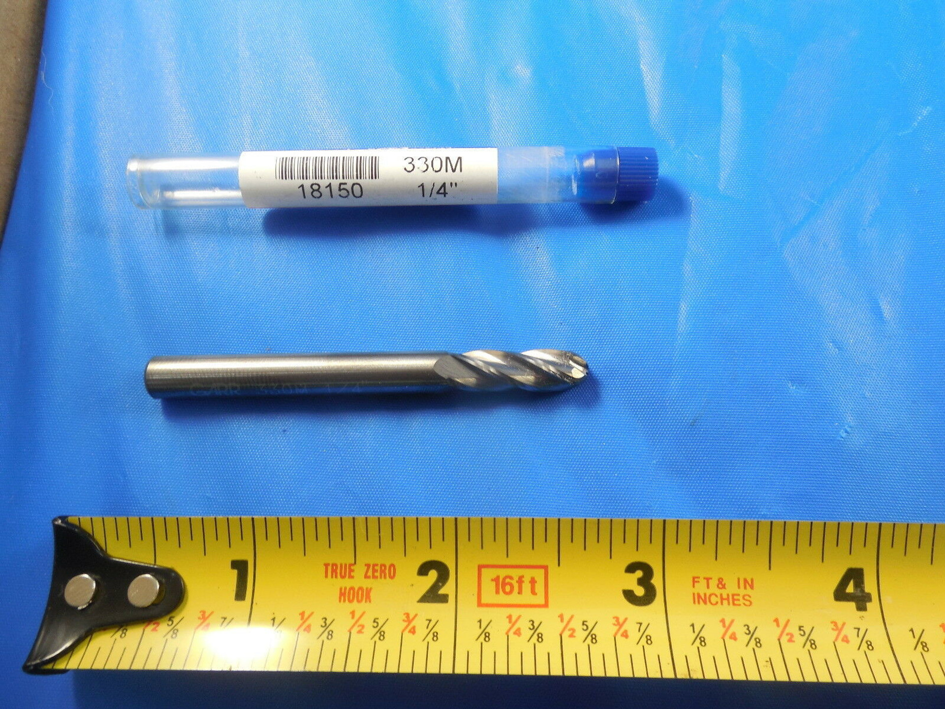 GARR TOOL 18150 SERIES 330M 1/4 DIA 3/4 LOC 2 1/2 OAL 4 FLUTE CARBIDE