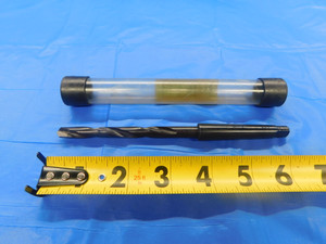 NEW 5/16 O.D. HSS CARBIDE TIPPED TWIST DRILL BIT MORSE TAPER #1 SHANK .3125 MT1 - AS2088BP2