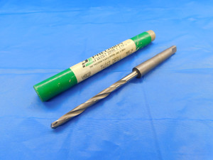 NEW PRECISION DRILL 1/4 OD HSS CARBIDE TIPPED DRILL BIT MORSE TAPER #1 .25 MT1 - AS2089BP2
