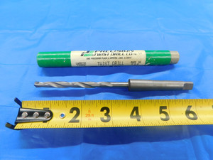 NEW PRECISION DRILL 1/4 OD HSS CARBIDE TIPPED DRILL BIT MORSE TAPER #1 .25 MT1 - AS2089BP2