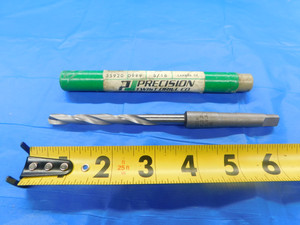 NEW PRECISION CO 5/16 OD HSS CARBIDE TIPPED DRILL BIT MORSE TAPER #1 .3125 MT1 - AS2090BP2