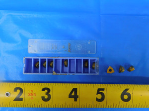 9PCS NEW HERTEL WOMX030204S CM3 TiN CARBIDE INSERTS WOMX-030204 P25 M20 K20 - MB9900BG2