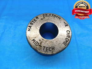 22.275 CLASS X MASTER PLAIN BORE RING GAGE 22.000 +.275 OVERSIZE 22 mm .8770 - DW18401BB2
