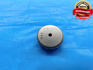 .1250 CLASS XX MASTER PLAIN BORE RING GAGE ONSIZE 1/8 3 mm .125 INSPECTION CHECK - DW18433BR2