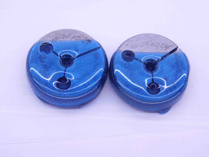 10 24 NC 2A THREAD RING GAGES #10 .190 GO NO GO P.D.'S = .1619 & .1586 UNC-2A - DW2298BU