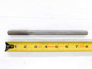 0.499 O.D. HSS CHUCKING REAMER 8 FLUTE .499 .4990 1/2 .5000 -.0010 UNDERSIZE - AR9932BK2