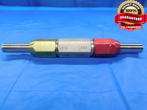 .4620 & .4820 PIN PLUG GAGE GO NO GO .4844 -.0024 31/64 12.243 mm .462 .482 - CK0005BB2