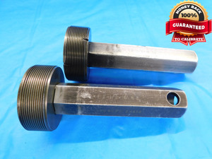 2 1/2 16 N 2 THREAD PLUG GAGE 2.5 2.50 2.500 GO NO GO P.D.'S = 2.4594 & 2.4658 - DW18512RD