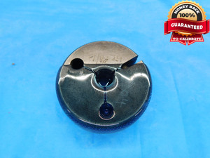 BUDGET 7/16 24 THREAD RING GAGE .4375 GO ONLY P.D. = .4104 7/16"-24 INSPECTION - DW18638RD