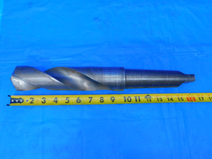 STANDARD 2 7/64 O.D. HSS TWIST DRILL BIT MORSE TAPER #5 SHANK 8" LOC 2.1093 MT5 - AR10199BW2