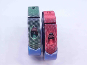 1 3/16 12 UN 3A THREAD RING GAGES 1.1875 GO NO GO P.D.'S = 1.1334 & 1.1291 CHECK - DW18675RD