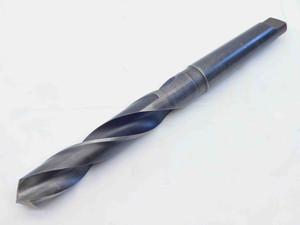 1 7/32 O.D. HSS TWIST DRILL BIT MORSE TAPER #4 SHANK 6 1/4 LOC 1.2187 MT4 - MB10371BW2