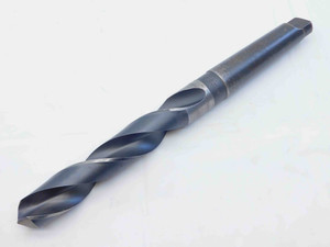 MORSE 1 7/32 O.D. HSS TWIST DRILL BIT MORSE TAPER #4 SHANK 7" LOC 1.2187 MT4 - MB10368BW2