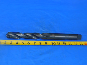 PTD 1 7/32 O.D. OXIDE HSS TWIST DRILL BIT MORSE TAPER #4 SHANK 1.2187 MT4 - MB10389BW2