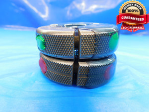 3/4 18 NS 3 THREAD RING GAGES .75 .750 .7500 GO NO GO P.D.'S = .7139 & .7109 - DW18851RD