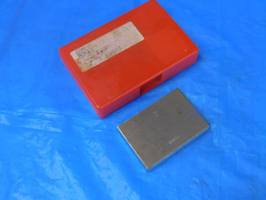 SPI B9034 2" STEEL GAGE BLOCK WITH CASE GRADE AS-1 ? 2" X 35mm X 9mm INSPECTION - MS6246BP2