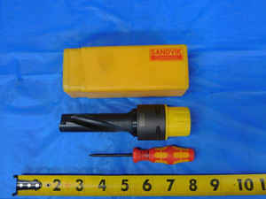 SANDVIK 22mm O.D. INDEXABLE DRILL R416.2-0220C4-31 CAPTO 4 SHANK 881-04 03 08M - MB10757BW2