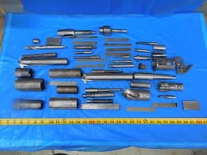 SOUTHBEND LATHE TOOLING LOT ADAPTERS REDUCER SLEEVES DRILL CHUCK BORING BARS - MB11106LVR