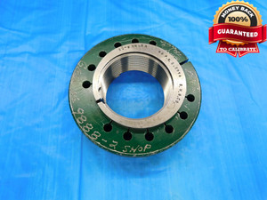 2 3/8 8 UN 2A THREAD RING GAGE 2.375 2.3750 GO ONLY P.D. = 2.2914 INSPECTION - DW19176BX2