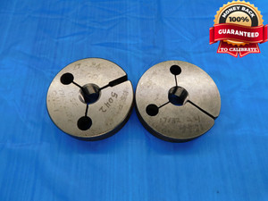 BUDGET 17/32 24 THREAD RING GAGES .53125 .5312 GO NO GO P.D.'S = .5042 & .4991 - DW19201RD