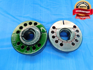 1" 6 ACME LEFT HAND MOD THREAD RING GAGES 1.0 GO NO GO P.D.'S = .8760 & .8669 - DW19241BX2